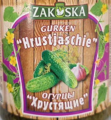 [GSAL1012101626] Zakuska Crunchy Pickles 860 g