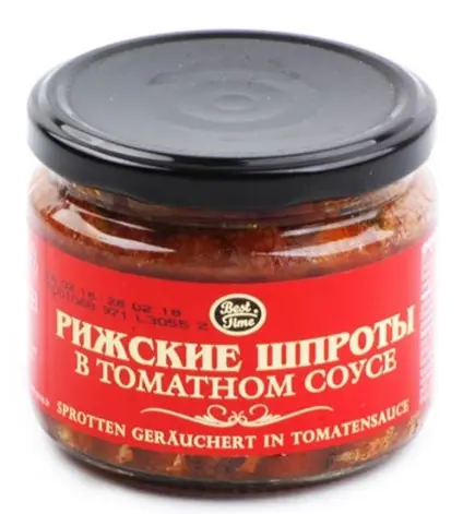 [GSAL1012101371] Best Time Geraeucherte Sprotten in Tomatensauce 280 g