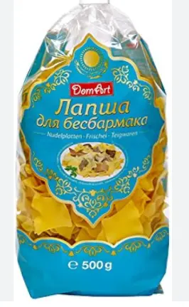 [GSAL101215357] DomArt Kazak Usulü Ev Yapımı Yumurta Erişte Yaprakları 500 g