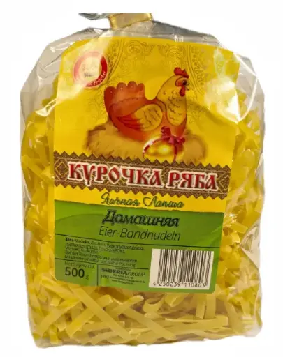 [GSAL101215362] Kurochka Ryaba Homemade Egg Ribbon Noodles 500 g