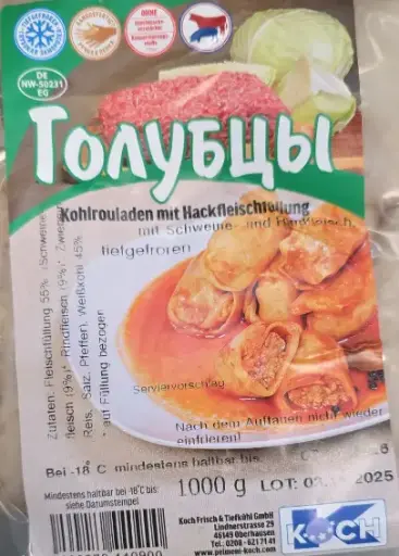 [GSAL102013324] Golubtsy Lahana Sarması Dana ve Domuz Etli 1000 g