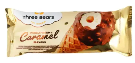 [GSAL102015214] Three Bears Vanilleeis mit Karamellgeschmack 70 g