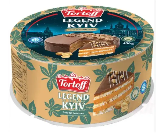 [GSAL102010037] Tortoff Legend of Evening Kyiv Peanut Cake 450 g