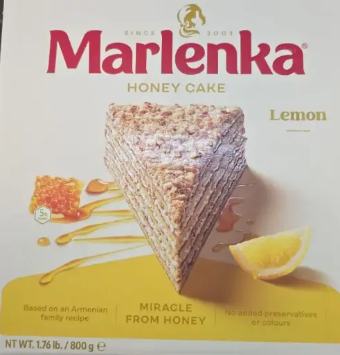 [GSAL102010047] Marlenka Honey Cake Lemon 800 g