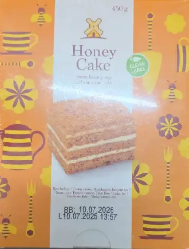 [GSAL102010051] Honigkuchen Tiefgekühlter Sauerrahmkuchen 450 g