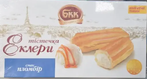 [GSAL102010054] BKK Eclairs Plombir Geschmack 250 g