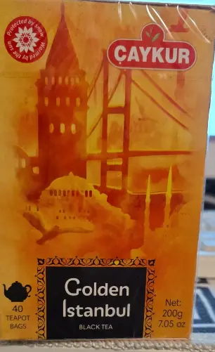 [GSAL101317130] Çaykur Golden Istanbul Siyah Çay 40 Demlik Poşet Çay 200 g