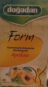 [GSAL101316559] Dogadan Form Aprikose Kräutertee 20 Teebeutel