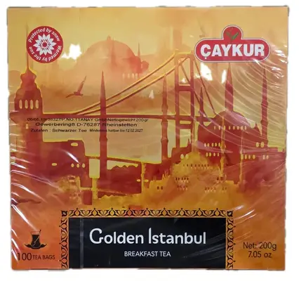 [GSAL101317131] Çaykur Golden Istanbul Breakfast Tea 100 Tea Bags 200 g