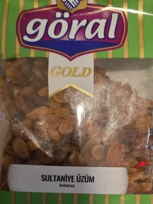 [GSAL102714281] Göral Gold Sultaniye Üzüm 200 g
