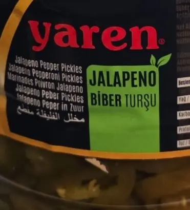 [GSAL1012101675] Yaren Jalapeno Pepper Pickles 2850 g