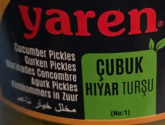 [GSAL1012101681] Yaren Çubuk Hıyar Turşusu 700 g