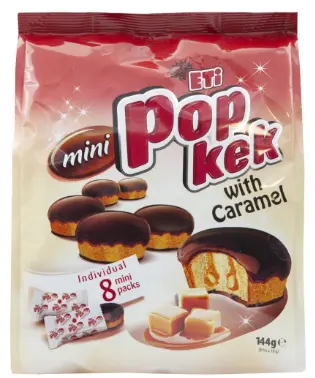 [GSAL102711485] Eti Popkek Mini Caramel Cake 8 pcs 144 g