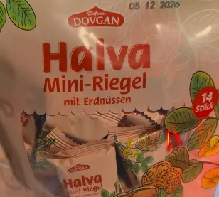 [GSAL1027131197] Dovgan Halva Mini Bars With Peanuts 200 g