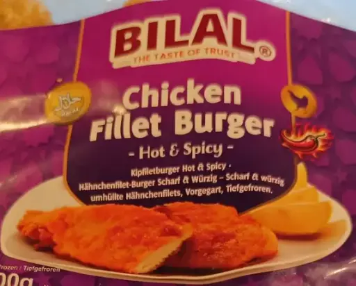 [GSAL102012314] Bilal Chicken Fillet Burger Hot & Spicy 1000 g