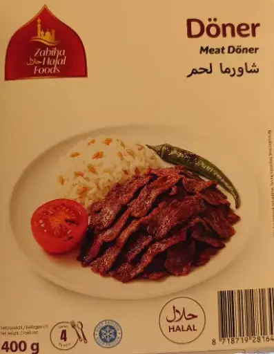 [GSAL102012317] Zabiha Fleisch Döner 400 g