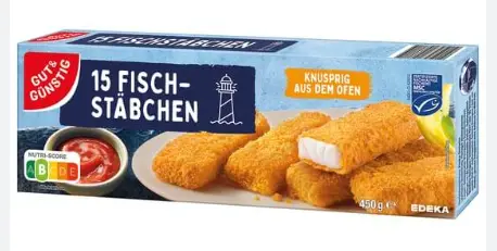 [GSAL102012326] G&G Fish Fingers MSC 15 pcs 450 g