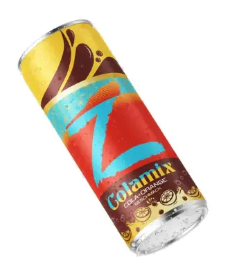 [GSAL101310570] Generation Z Colamix Cola + Orange 330 ml