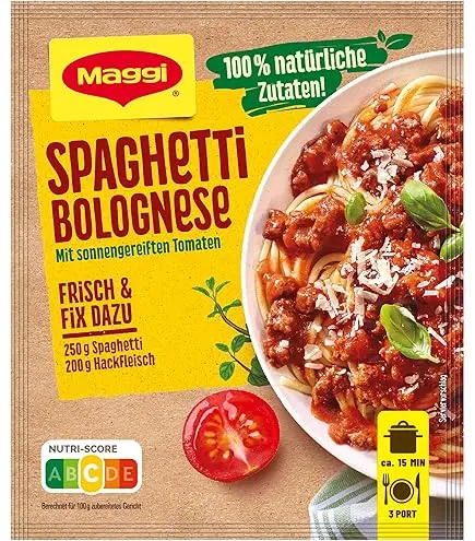 [GSAL102813962] Maggi Spaghetti Bolognese Çeşni Karışımı 36 g