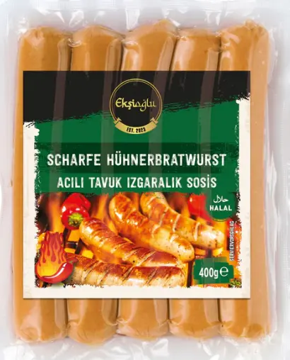 [GSAL1023111132] Eksioglu Scharfe Hühnerbratwurst 400 g
