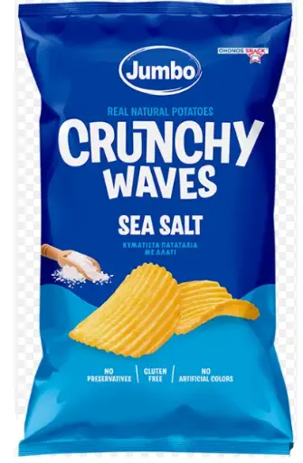 [GSAL102711575] Jumbo Crunchy Waves Deniz Tuzlu Cips 90 g