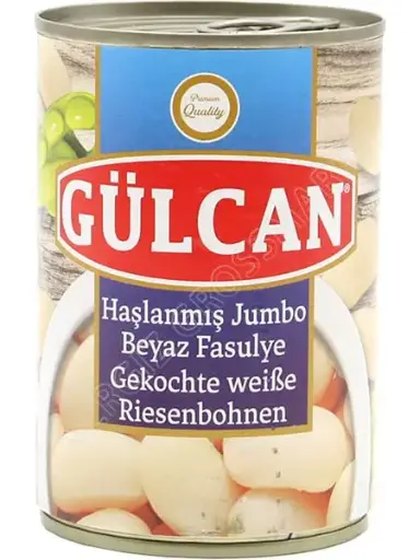 [GSAL101216200] Gülcan Haşlanmış Jumbo Beyaz Fasulye 400 g