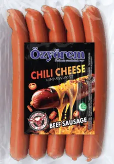 [GSAL1023111154] Özyörem Chili Cheese Dana Sosis 400 g