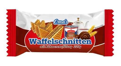 [GSAL102717171] Dovgan Grandma’s Wafer Slices With Cocoa Cream Filling 220 g
