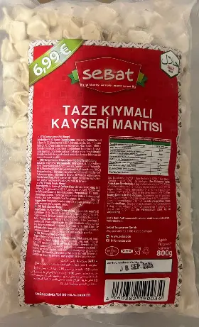 [GSAL102013236] Sebat Fresh Turkish Dumplings Manti 800 g