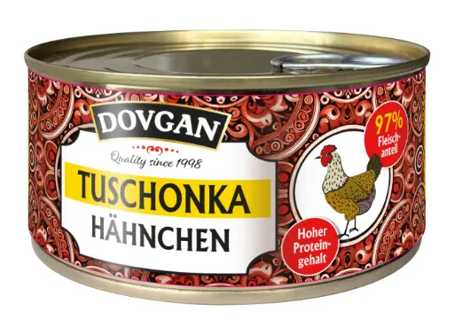 [GSAL1012101258] DOVGAN Canned Chicken Meat 325 g