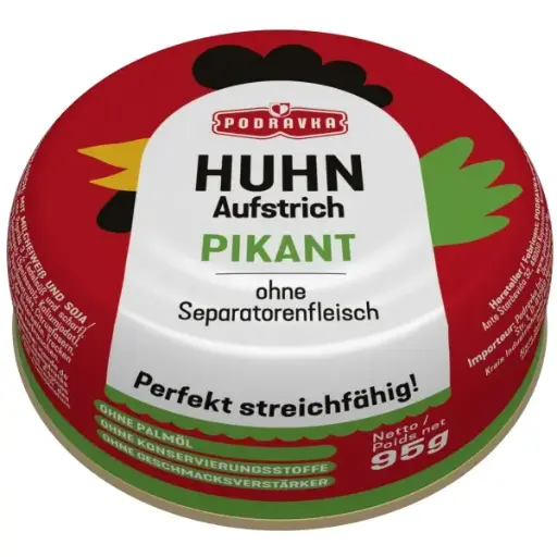 [GSAL1012101261] Podravka Brotaufstrich aus Hühnerfleisch pikant 95 g